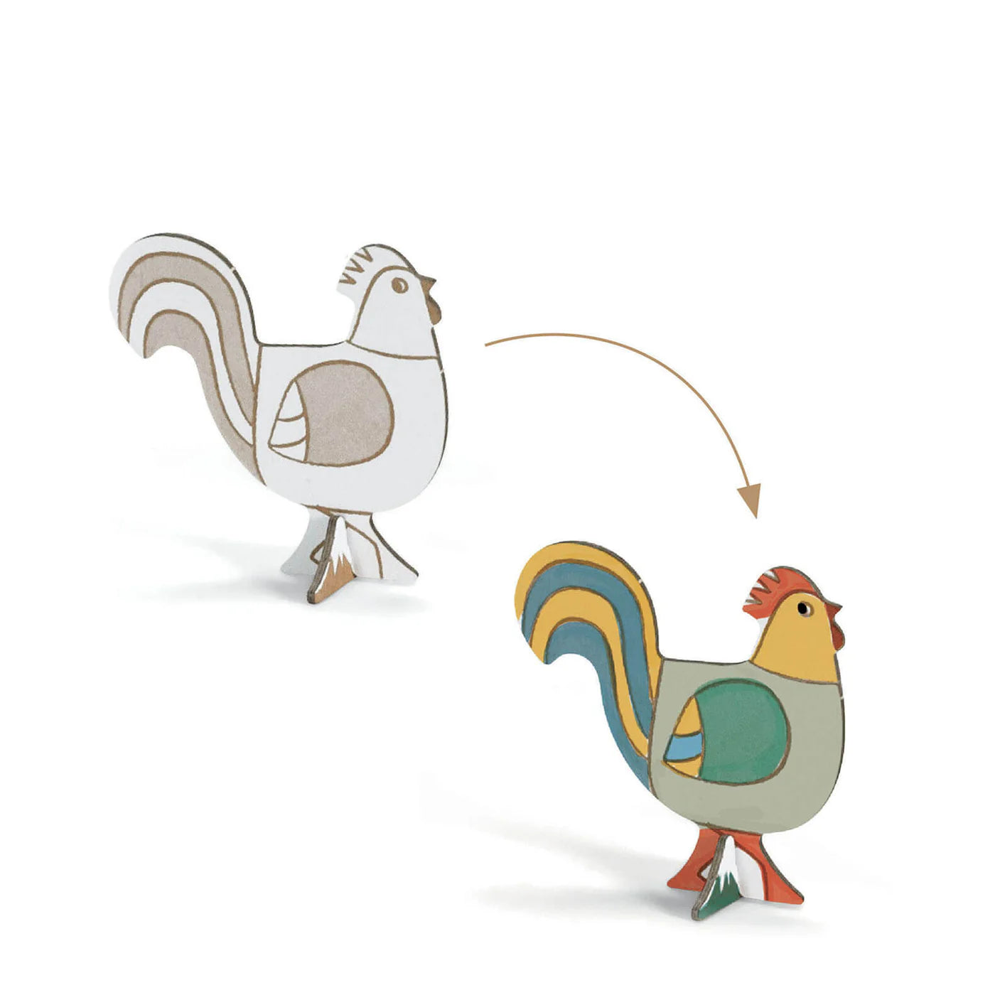 Djeco Colour, Assemble, Play - Farm