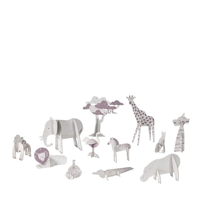 Djeco Colour, Assemble, Play - Savanna