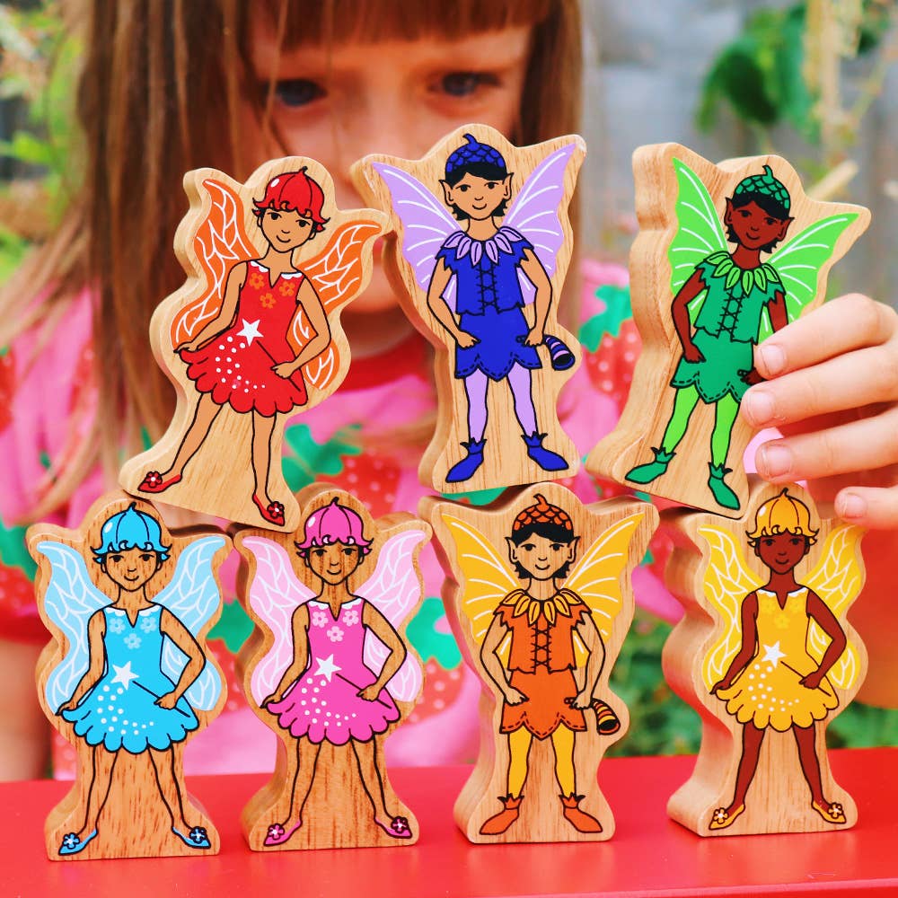Rainbow Fairies - Handmade Fair Trade Wooden Kids Toy