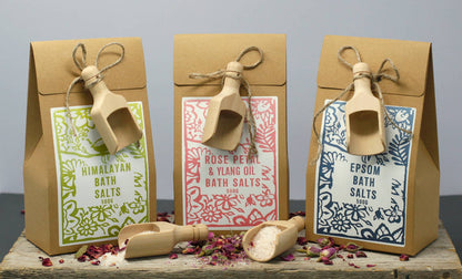 500g Bath Salt - Ylang and Rose Himalayan