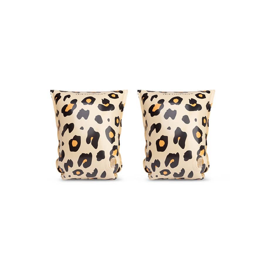 Swim Essentials | Armbands 0-2: Beige Leopard