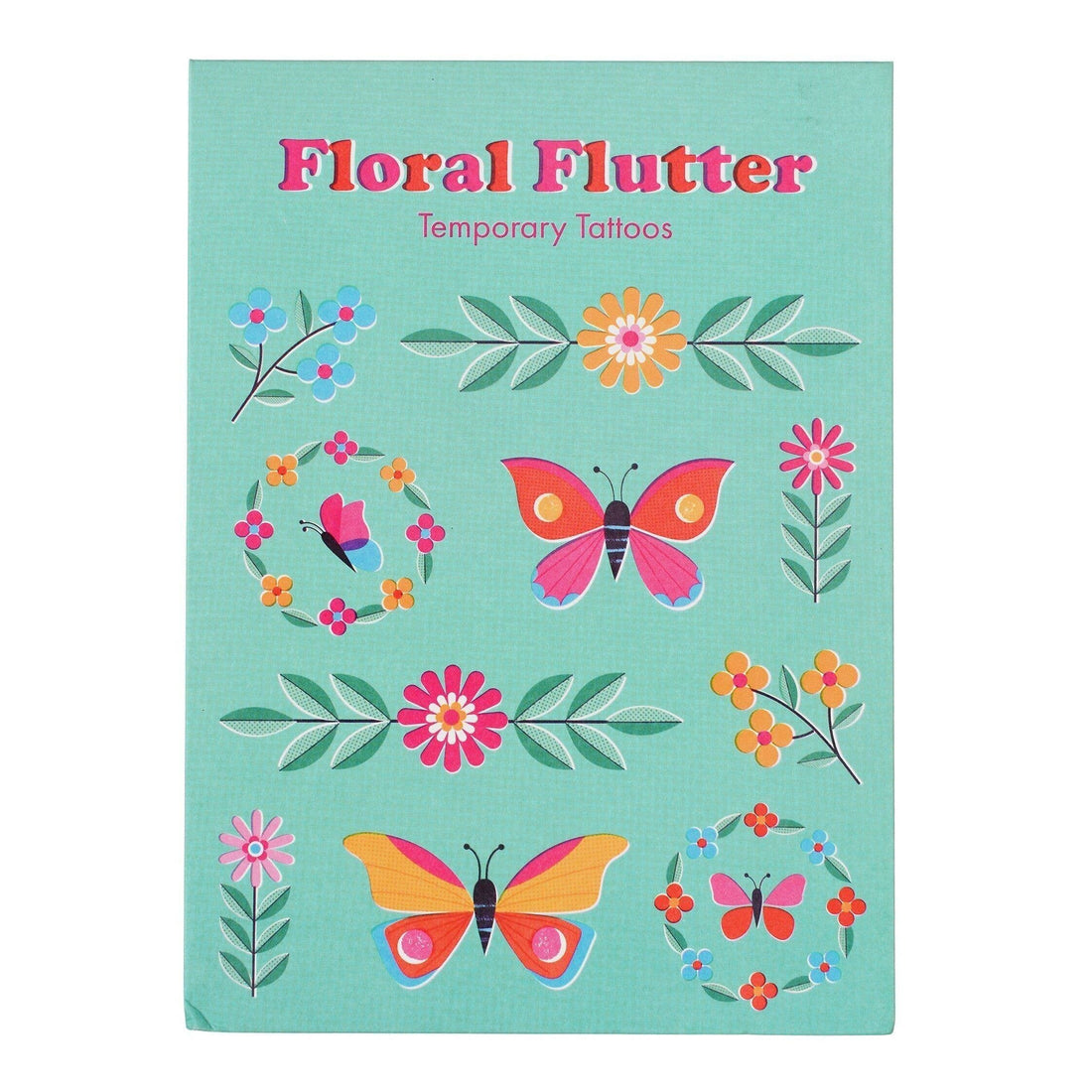 Temporary Tattoos - Floral Flutter