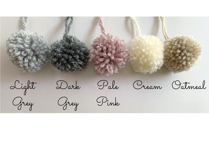 Acorn bonnet: Chalky Pink / Oatmeal