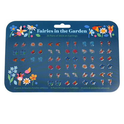 Stick On Earrings - Fairies In The Garden