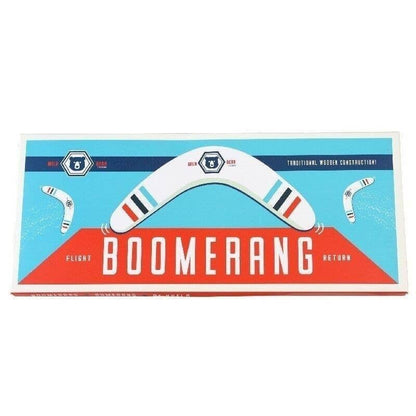 Wooden Boomerang - Wild Bear