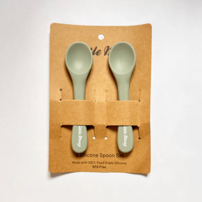 Sage Toddler Spoon Set