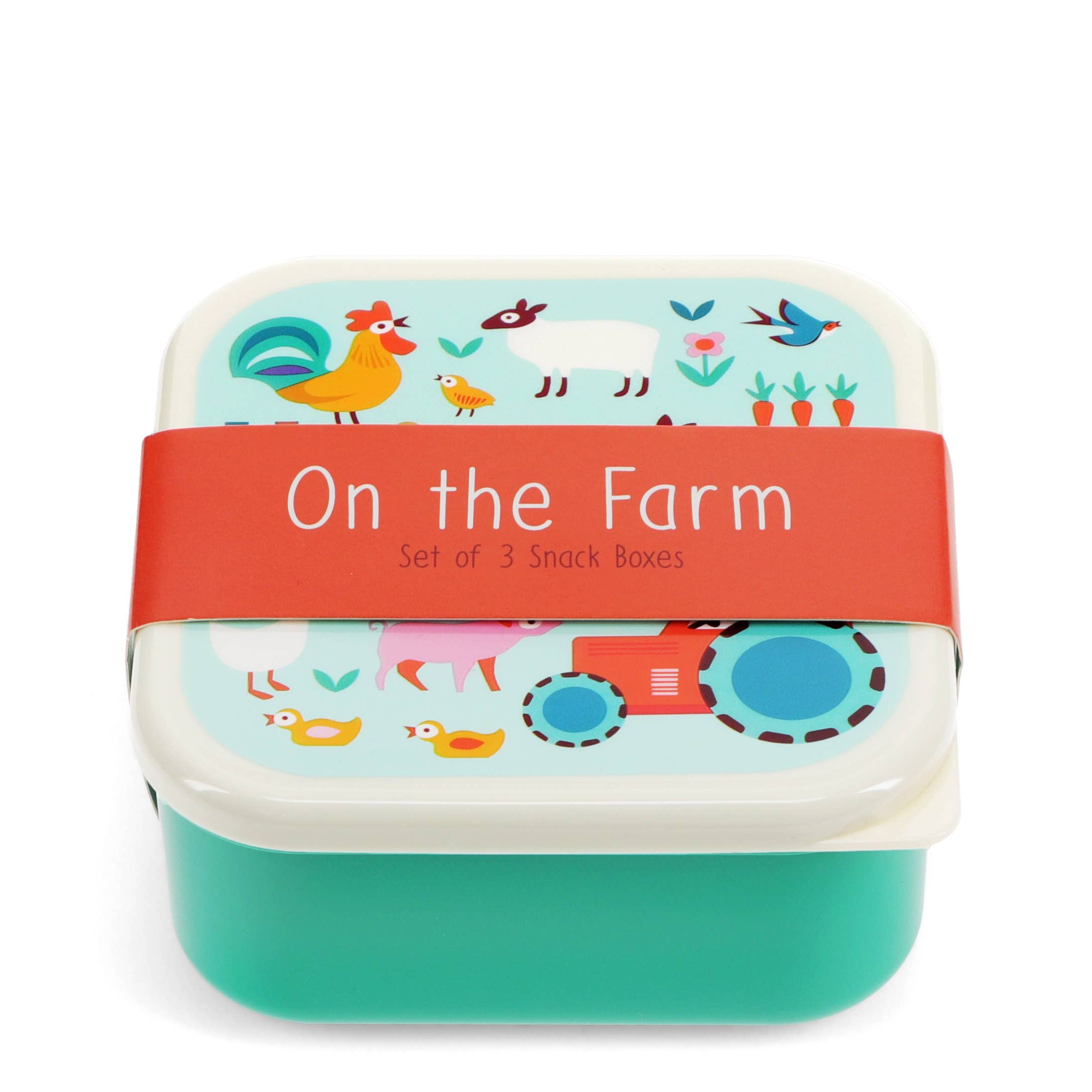 Snack boxes (set of 3) - Farmyard