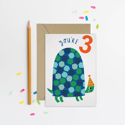 Age 3 Turtle Kid&