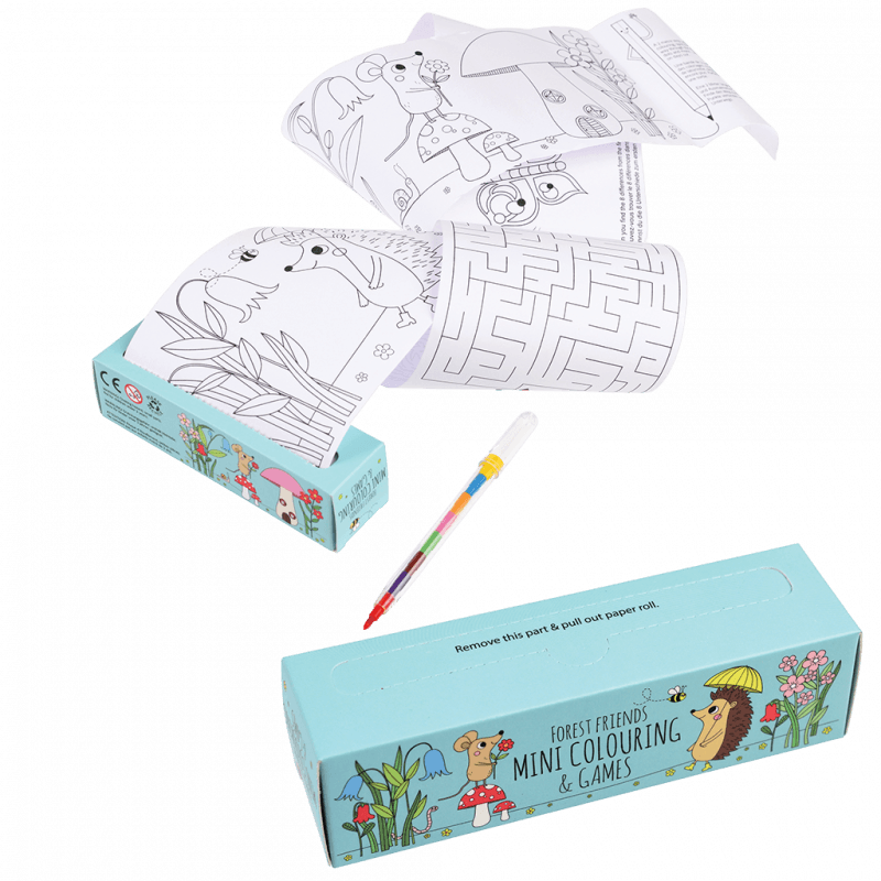 Forest Friends Mini Colouring And Games