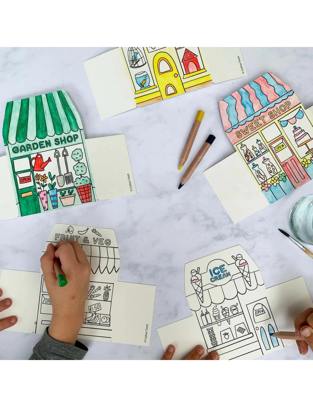 Colour Your Own High Street Kit