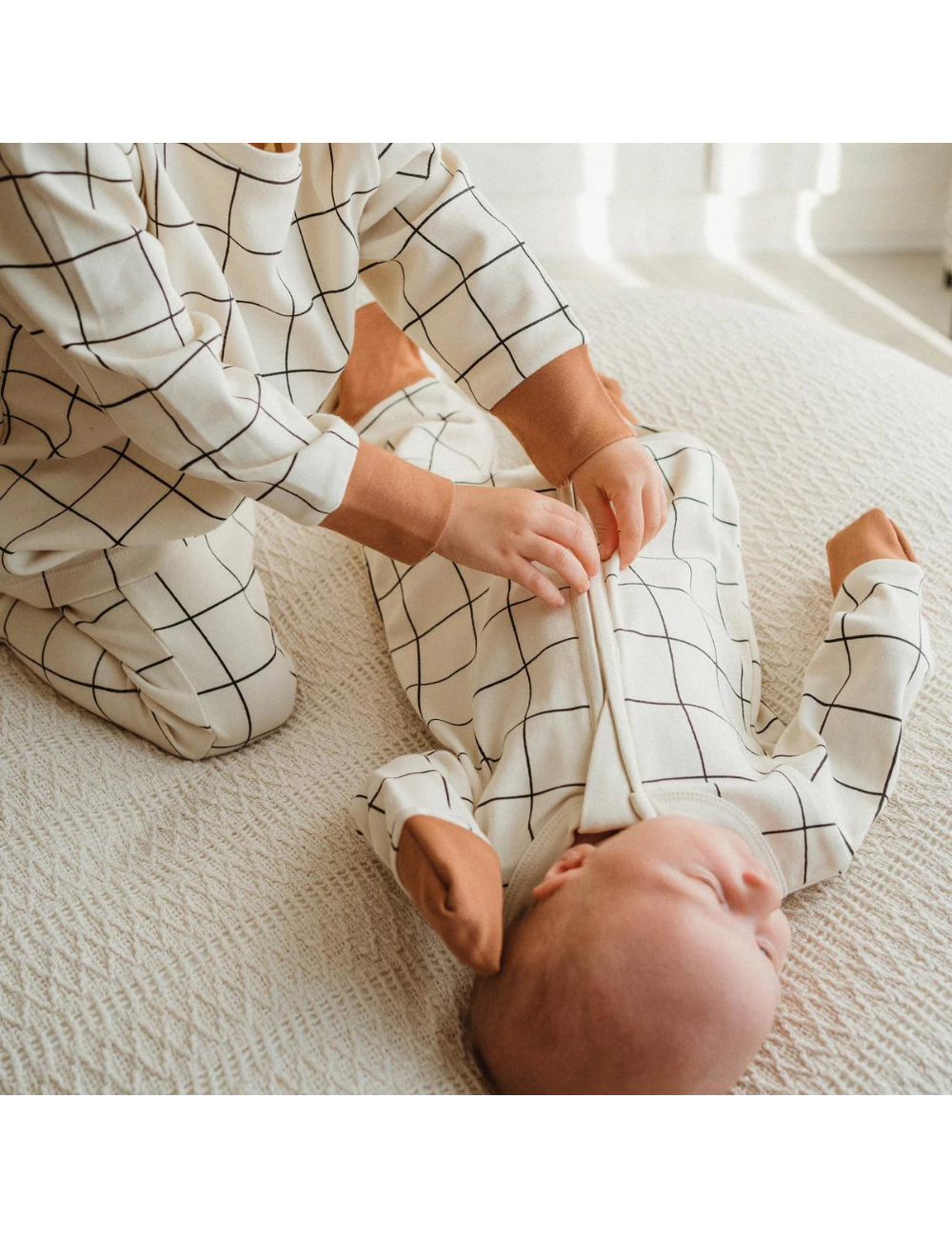 Grid Sleepsuit