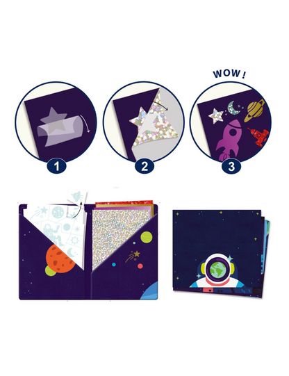 Djeco Artistic Patch Metal Collages - Cosmos