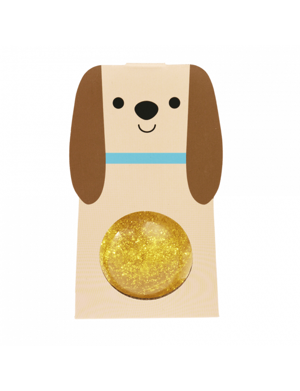 Gold Glitter Bouncy Ball