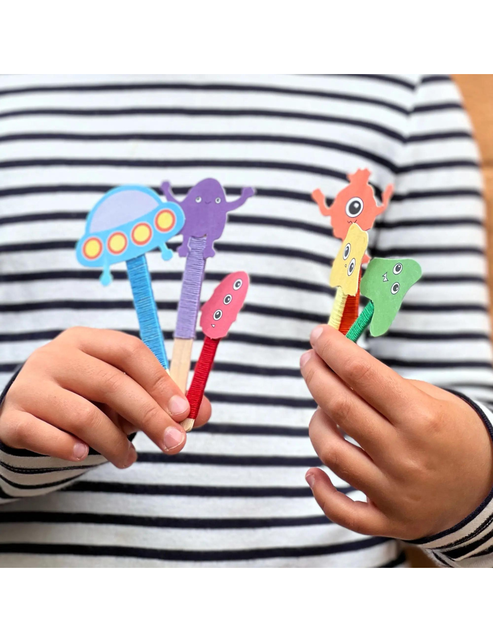 Make Your Own Space Monster Puppets