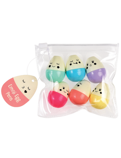 Emoji Egg Pens (Pack of 6)