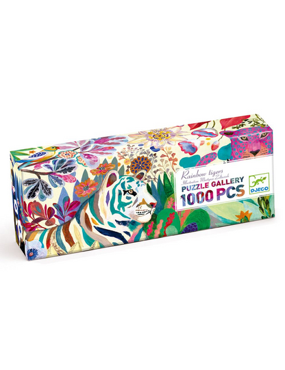Djeco Gallery Puzzle Rainbow Tigers