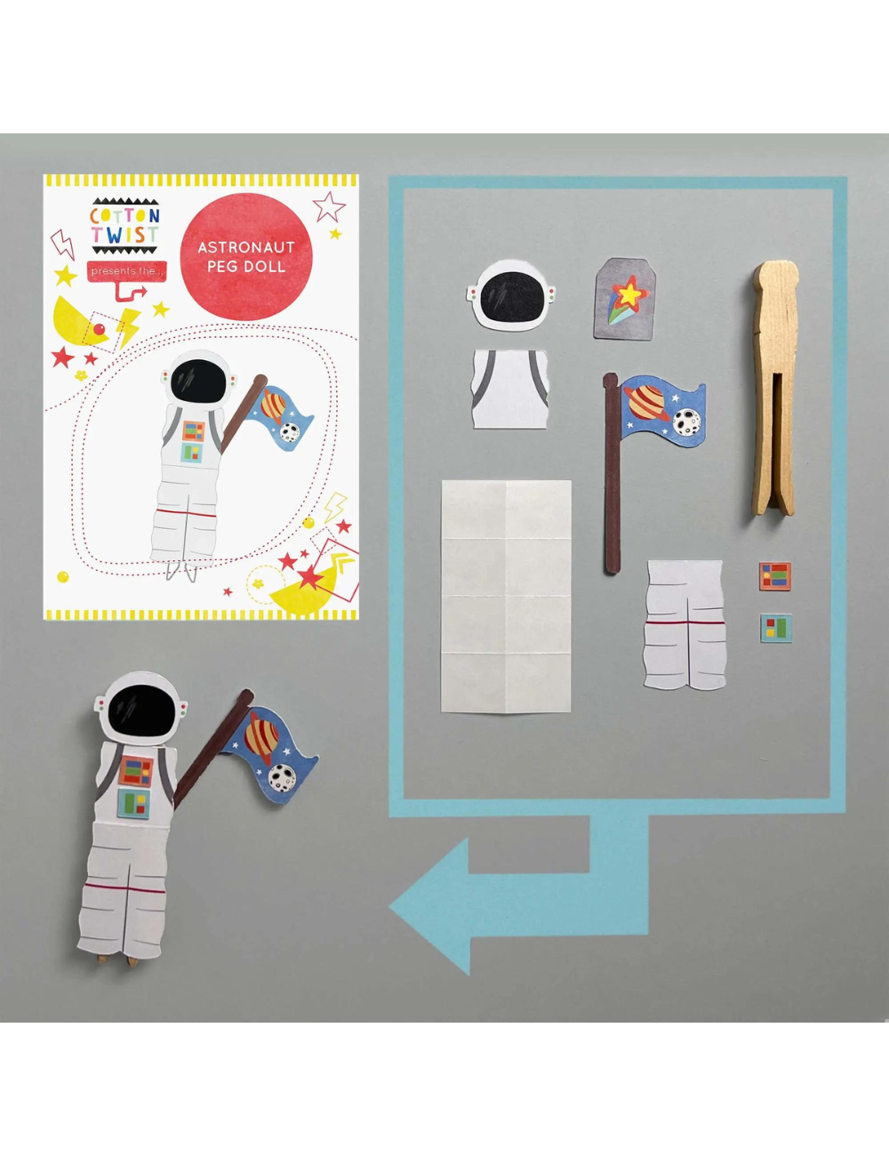 Make Your Own Astronaut Peg Doll