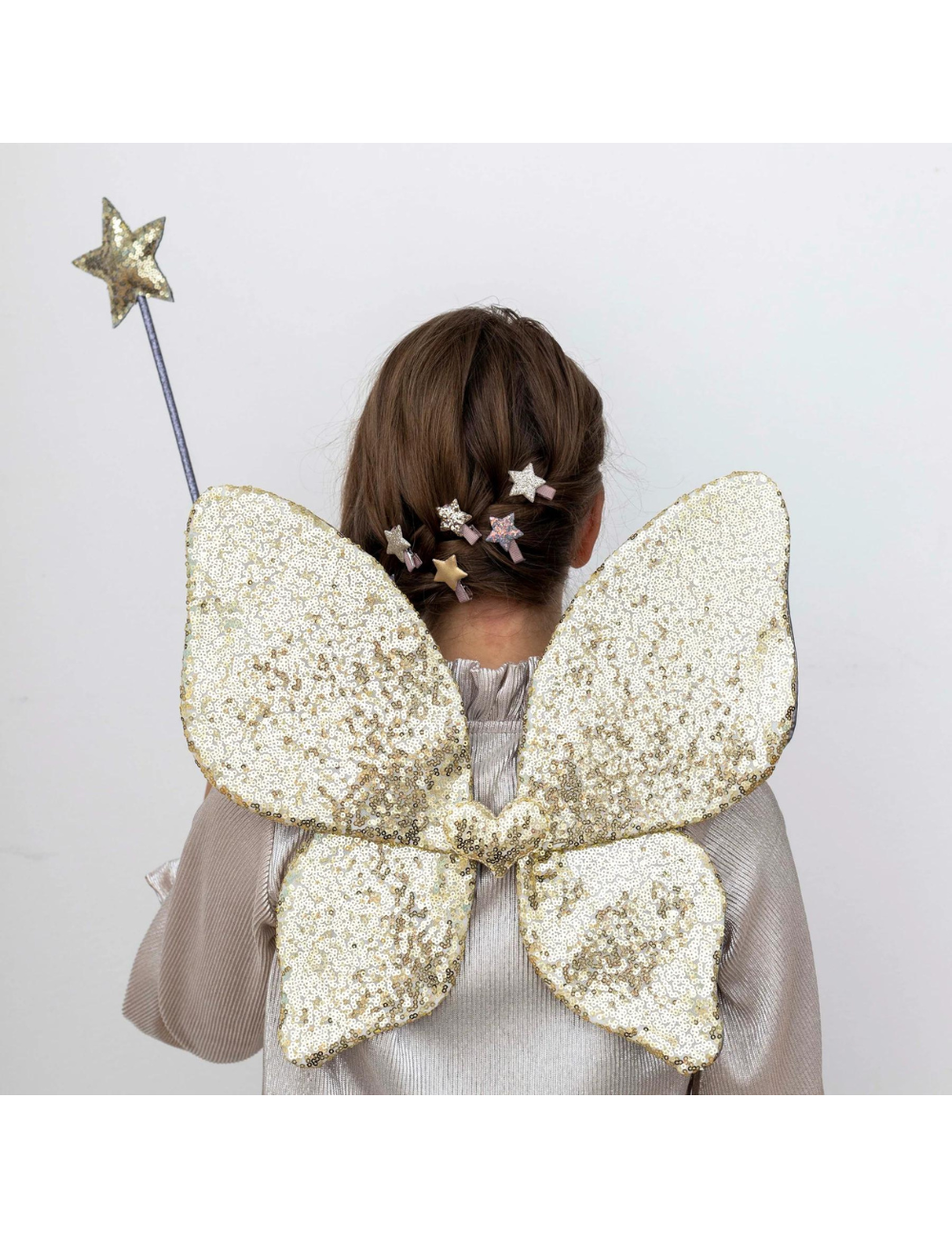 Gold Sequin Butterfly Wings