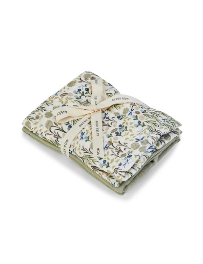 Organic Baby &amp; Toddler Washcloths - Riverbank