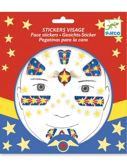 Face Stickers - Stars