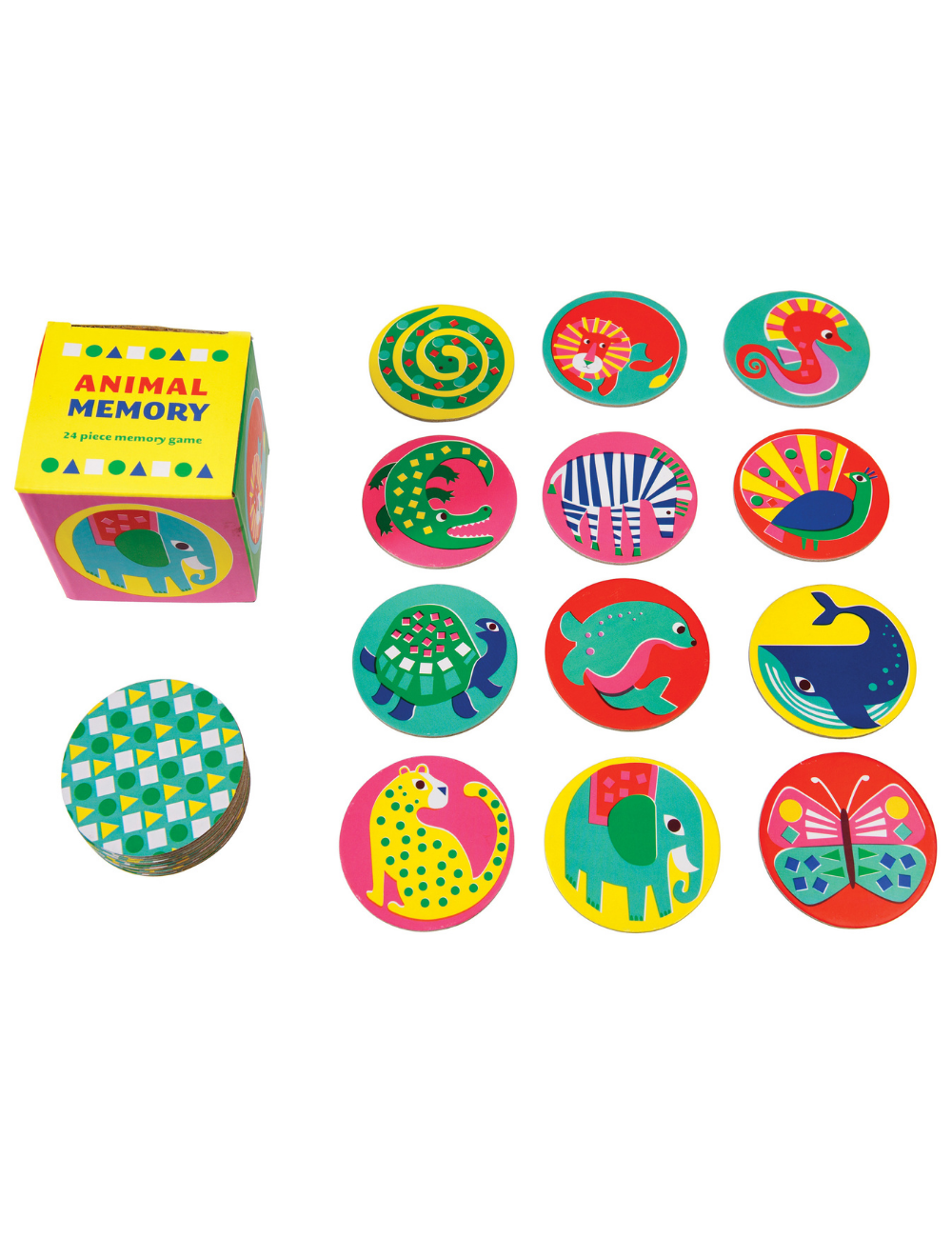 Animal Memory Game (24 Pieces)