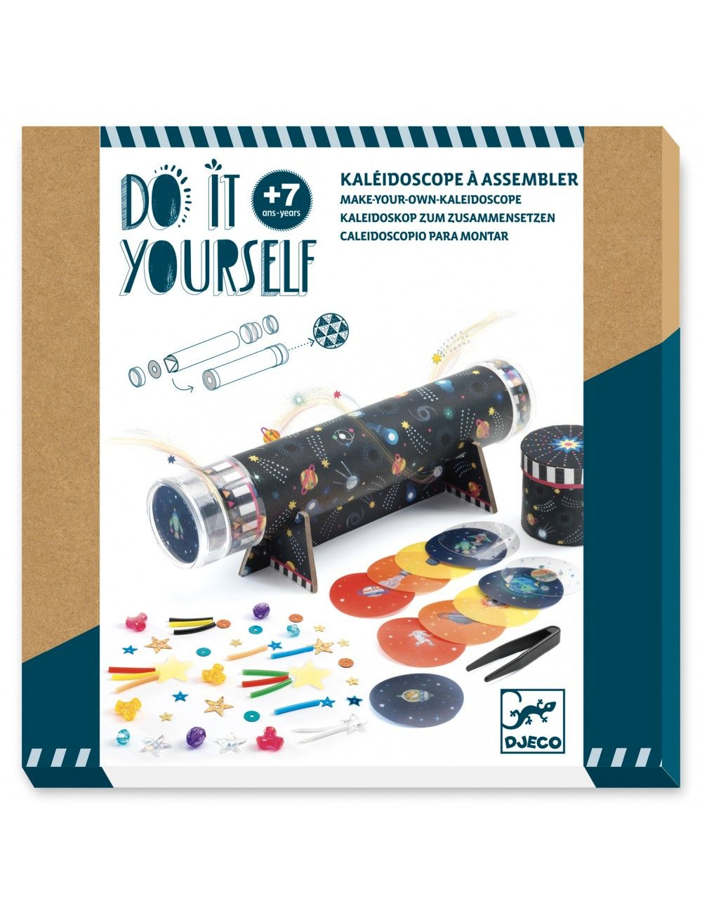 Djeco Do It Yourself Make Your Own Kaleidoscope - Space Immersion