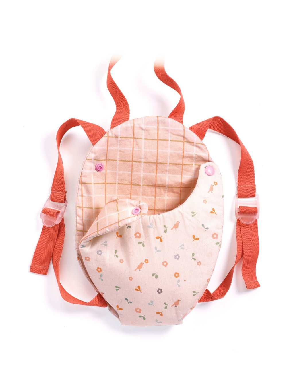 Djeco Doll Toys - Baby Carrier - Pink