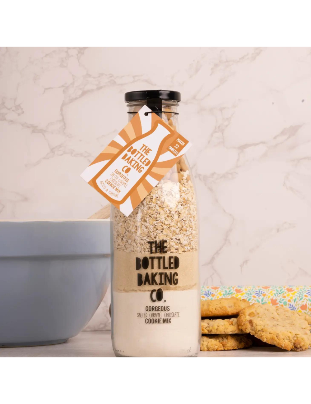 Salted Caramel Cookie Mix in a Bottle