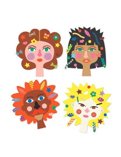 Create with Stickers Hairdressing