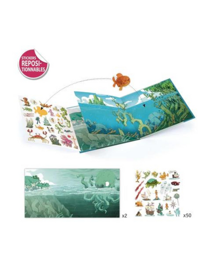 Reusable Sticker Story - Adventure at Sea