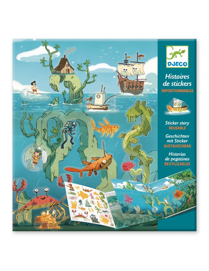 Reusable Sticker Story - Adventure at Sea