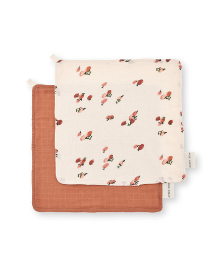 Set of Two Washcloths - Grasslands