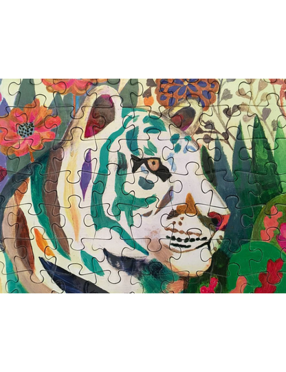 Djeco Gallery Puzzle Rainbow Tigers