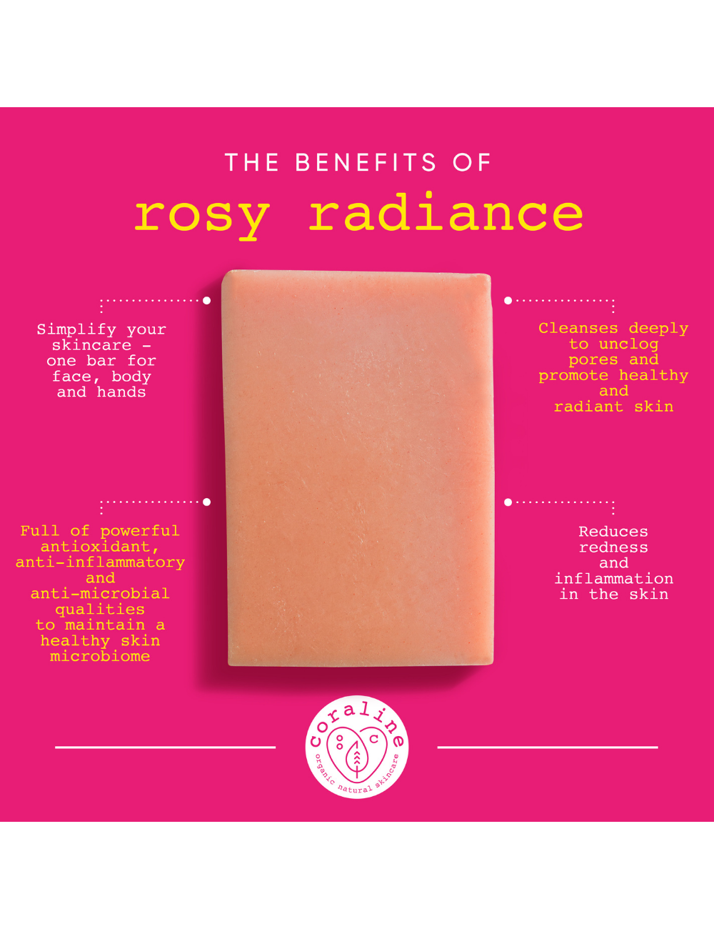 Rosy Radiance - Organic Rose Geranium Soap Bar