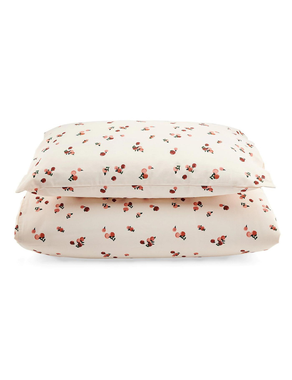 Single Organic Cotton Bedding Set - Peaches