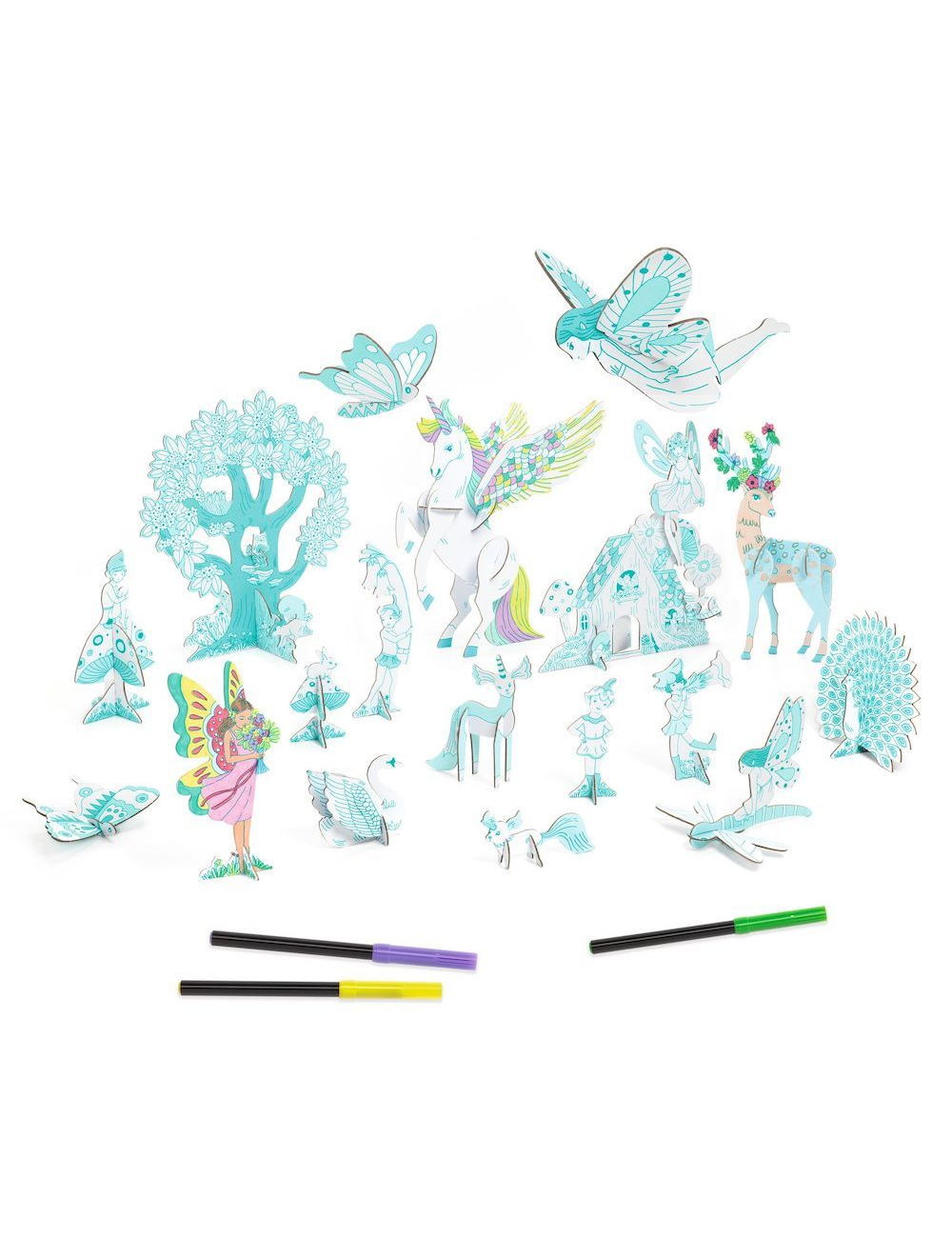 Djeco Colour, Assemble, Play - Fairy World