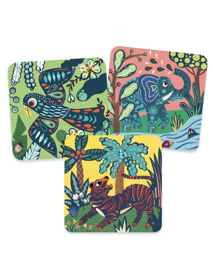 Djeco Wild Beasts Scratch Boards