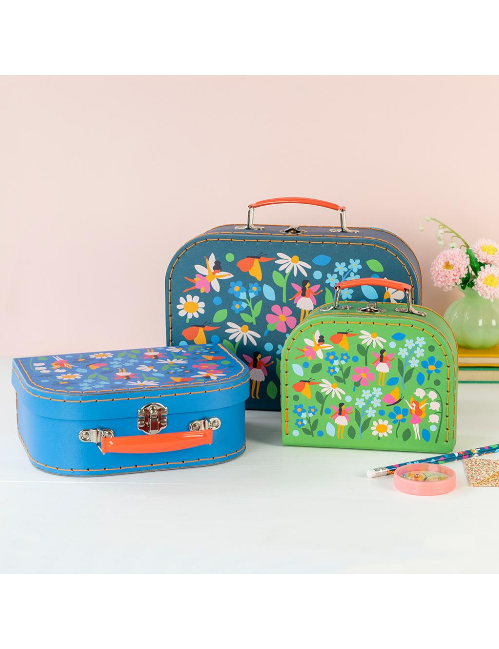 Fairies In The Garden Cases (set Of 3)