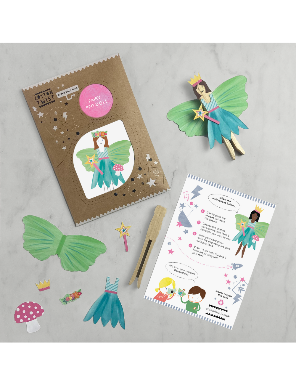 Make Your Own Fairy Peg Doll