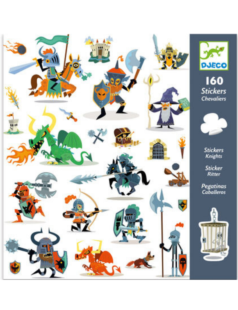 160 Knight Stickers