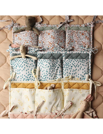 Cot Organiser Pockets - Nordic Forest