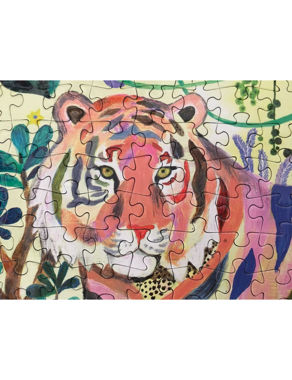 Djeco Gallery Puzzle Rainbow Tigers