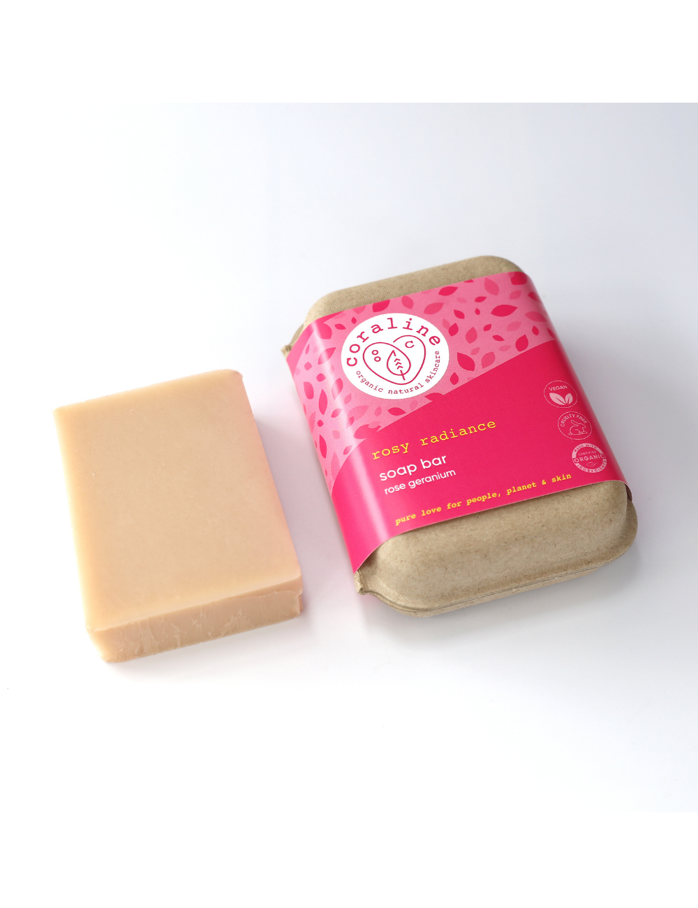 Rosy Radiance - Organic Rose Geranium Soap Bar