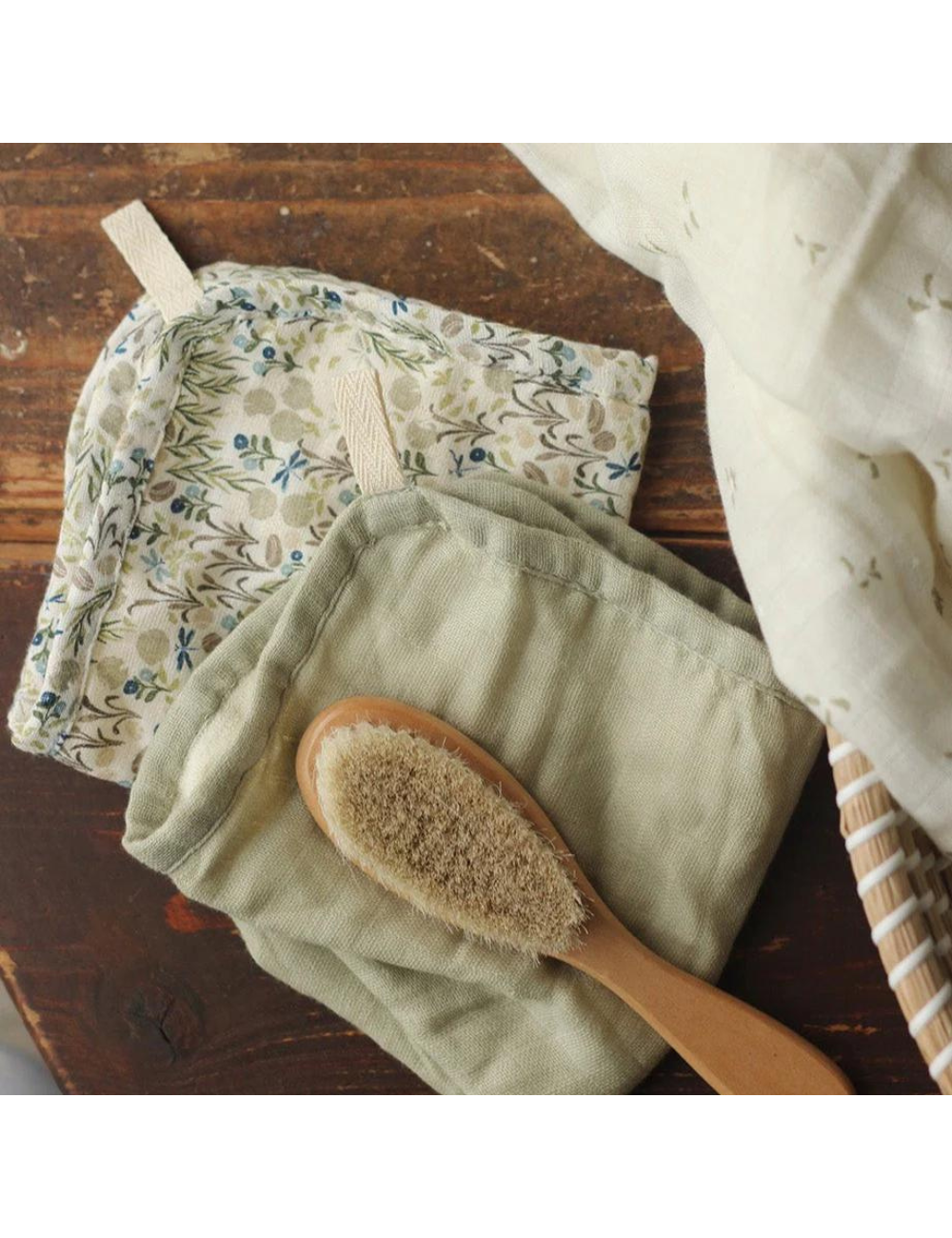 Organic Baby &amp; Toddler Washcloths - Riverbank