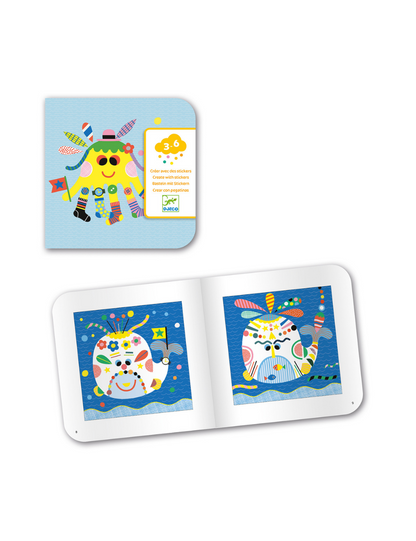 Create With Stickers Sea Creatures