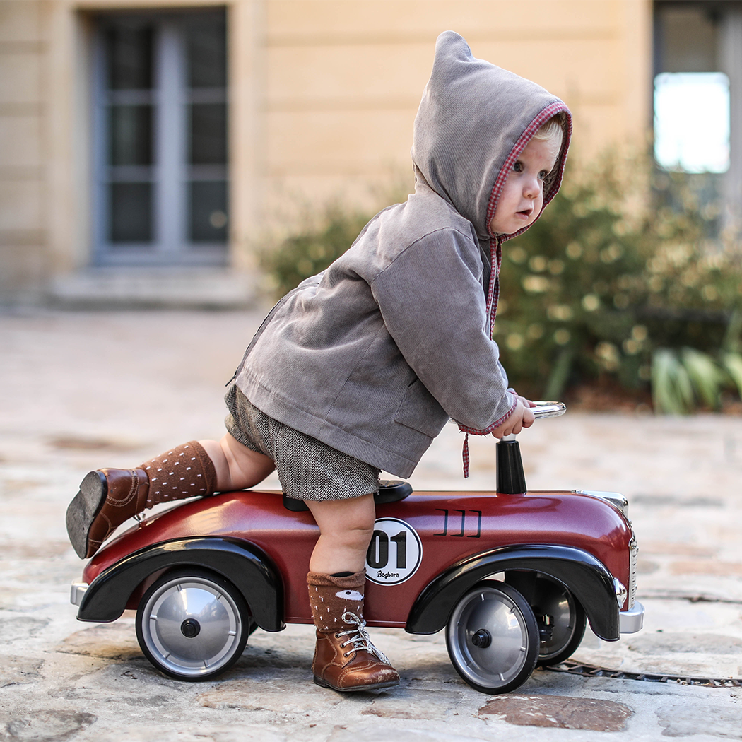 Voiture porteur speedster rose - Baghera