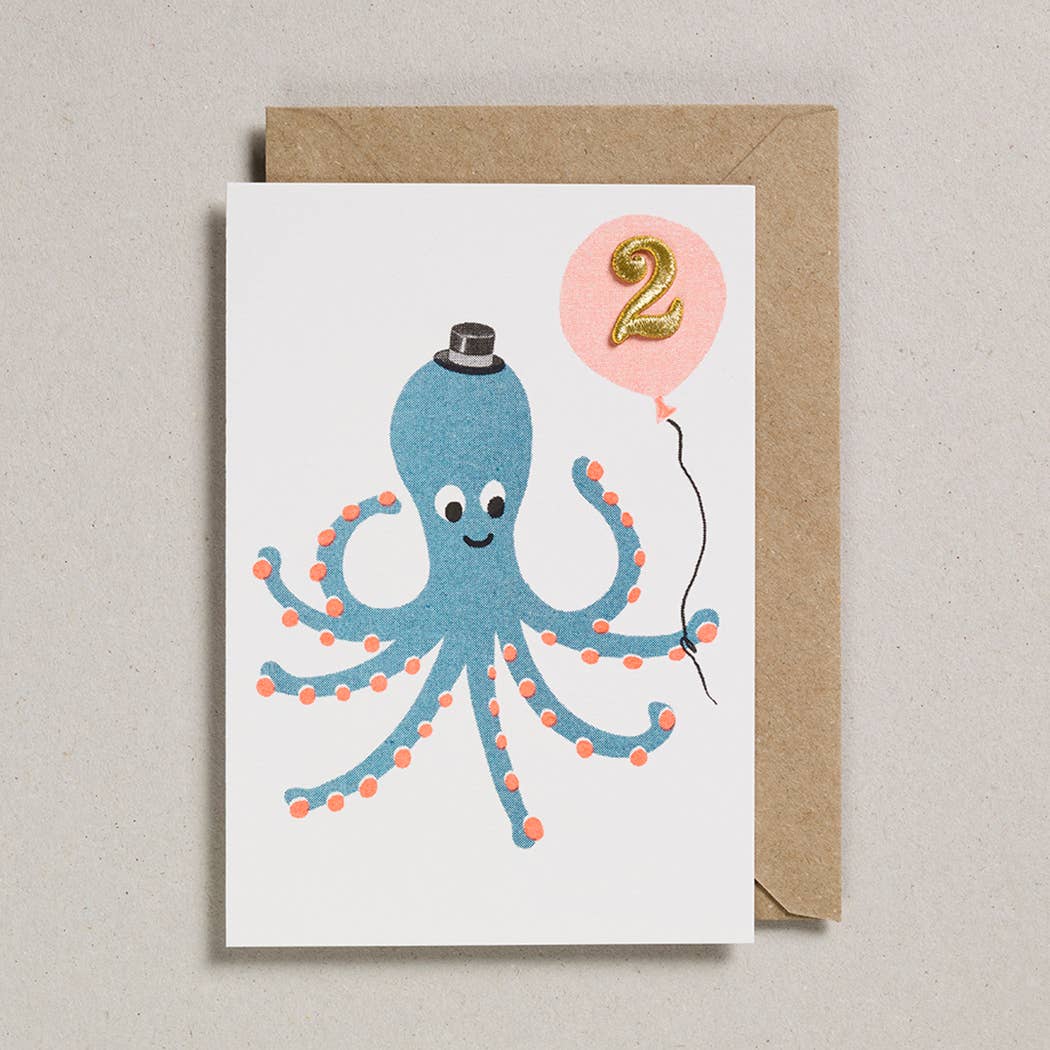 Confetti Pets Cards Octopus Age 2