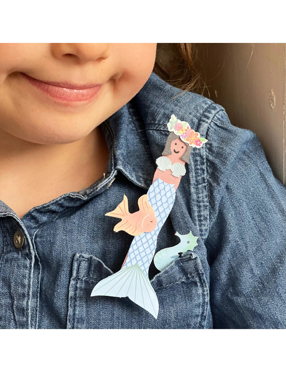 Make Your Own Mermaid Peg Doll