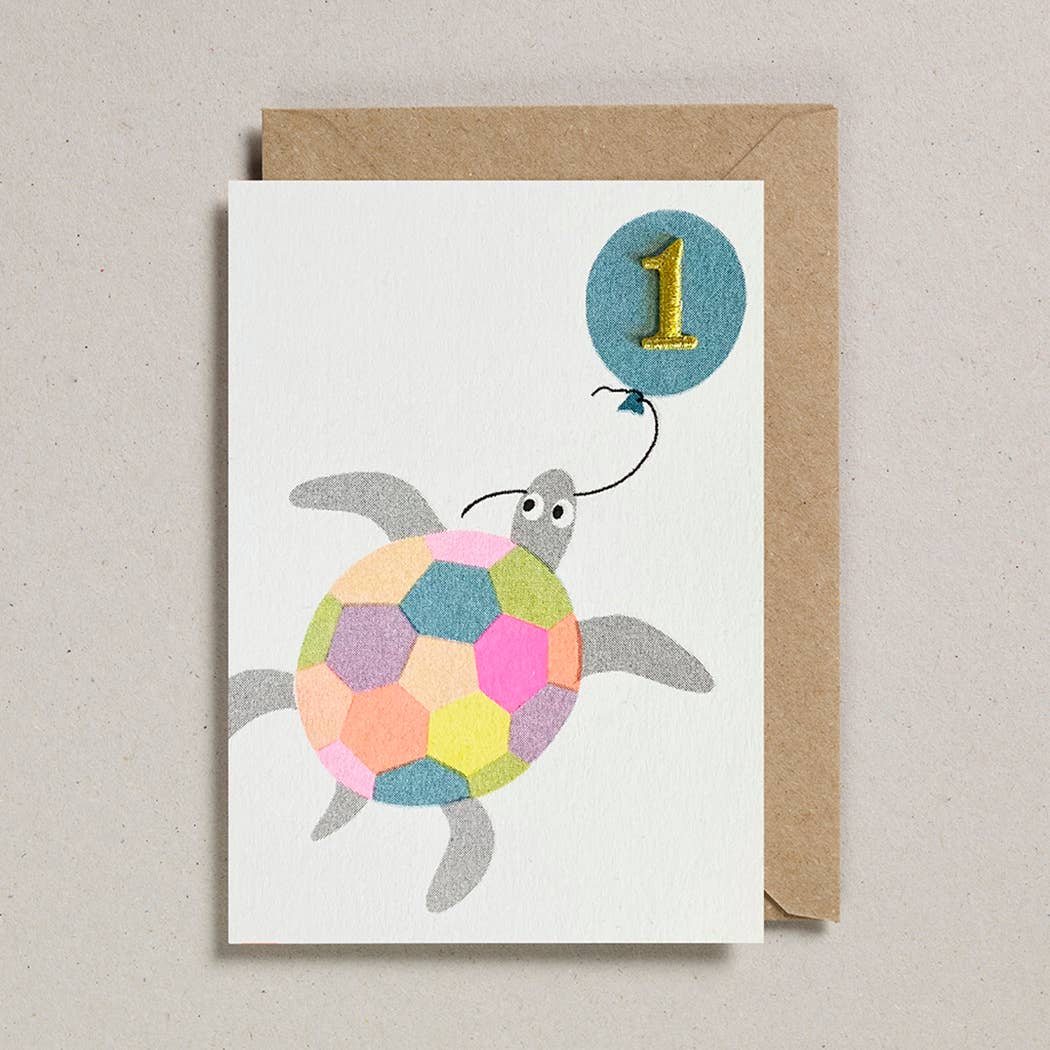 Confetti Pets Cards Turtle Age 1