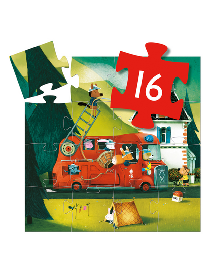 Fire Engine Puzzle - 16pcs